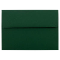 JAM Paper 4 Bar A1 Invitation Envelopes - 3 5/8 x 5 1/8 - Dark Green - 1000 Pack (63932585B)-Colour: Dark Green