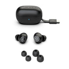 JLab Go Pop True Wireless Earbuds with Active Noise Cancelling - Black-10mm Dynamic Driver