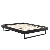 Modway Billie Wood Full Platform Bed Frame - Black-Full Platform Bed Frame