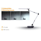 Bostitch Dual Swing Arm LED Desk Lamp - White-7