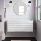 Modway Render 48" Single Sink Compatible Bathroom Vanity Cabinet - White-MDF and Particleboard