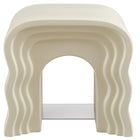 Modway Jorin Squiggle Side Table - Ivory-Arrives Fully Assembled