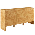 Modway Hudson 60" Burl Wood Sideboard - Natural-Modern Sideboard
