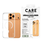 PanzerGlass CARE Clear Urban Explorer MagSafe Case for iPhone 17 Pro Max - White Ring-A phenomenal protection and the strongest case ever, slim yet strong