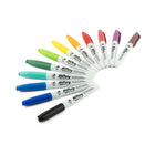 Hilroy Permanent Markers - Low Odour Ink - Fine Point - Assorted Colours - 12 Set-8