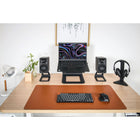 Kanto Elevated Desktop Laptop Stand - Black-Supports laptops weighing up to 19.8 lb (9 kg)