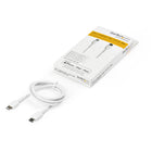 StarTech Durable USB-C to Lightning Cable - 3' -White-5