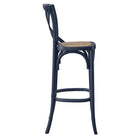 Modway Gear Bar Stool - Midnight Blue-Weight Capacity: 330 lbs.