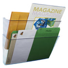 Storex Standard Wall Files Letter - Clear - 2 Pack-10