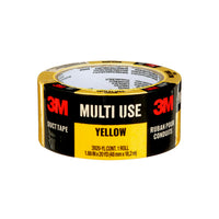 3M Duct Tape - 48 mm x 18.2 m - Yellow-A multi-purpose tape available in 8 colors with strong adhesive to create a secure bond