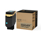 Ecotone Xerox 006R04820 Reman Toner Cartridge - Standard Yield - Cyan-Standard-yield capacity is ideal for everyday office printing