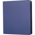 Staples Standard Binder with Label Holder and D-Rings - 1" - Blue-Slant rings have a high page capacity compared to same size round rings