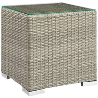 Modway Repose Outdoor Patio Side Table - Light Grey-Outdoor Patio Side Table