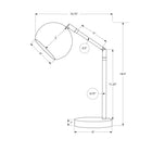 Monarch Specialties - Luminaire - 19 po H Lampe De Table - Métal D'Or - Abat-Jour Doré - Contemporain-Cette lampe d'appoint fonctionnelle utilise une seule ampoule (non incluse) pour une puissance maximale de 40W/120V, ce qui permet d'illuminer instantanément les espaces faiblement éclairés