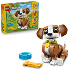 LEGO Creator Cute Animals: Playful Puppy Dog-LEGO Creator 3 in 1 set gives kids ages 8+ 3 animal figure building options