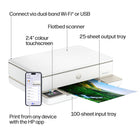 HP Envy 6155 All-in-One Printer - White-Auto 2-sided printing, color touchscreen, and seamless mobile printing with the HP app 