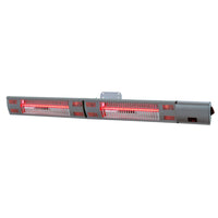 EnerG+ 1500-Watt Infrared Electric Wall Mounted Outdoor Patio Heater with Remote-Ideal for mounting on almost any surface, this heater has a wallmount, pole mount including wood and mortar options 