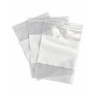 KL Rubber Resealable Polyethylene Bag With White Id Block & Hang Hole - 4 Mil - 9” x 12" - 1000 Pack-White ID block for easy labeling, coding, or instructions