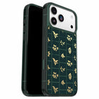 OtterBox Symmetry Clear Compatible with MagSafe Case with Camera Control for iPhone 17 Pro Max - Golden Bloom Green-Tactile buttons feel just like your phone’s