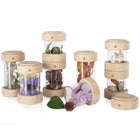 Guidecraft Treasure Tubes - Clear-Hold marbles, beads, twigs, leaves, small toys and more