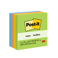 Post-it Notes - 3" x 3" - Floral Fantasy Collection - 500 sheets - 5 Pack-Post-it Notes stick securely and remove cleanly