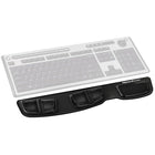 Fellowes Professional Series Keyboard Palm Support, Black Gel (9183201)-Contoured shape encourages correct ergonomic position