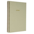 Gry Mattr Spiral Notebook - 6" x 8" - Lined - 80 Sheets - Sage-Dimensions: 6" W x 8" H (15.24 x 20.32 cm)