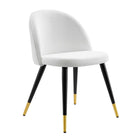 Modway Cordial Dining Chairs - White - 2 Pack-Assembly Required