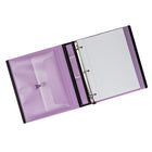 Staples Better Binder - 1" - Lilac-D-rings close tightly to allow pages to turn easily