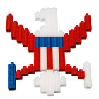 Snapo Building Blocks Americana Made in USA Kit - 150 Pieces-Snapo blocks provide both physical and auditory feedback when connected. Helps increase child's engagement and play value!