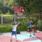 Qaba Basketball Hoop for Kids with Weight Bag-Large base stabilizes with up to 70kg of water and sand
