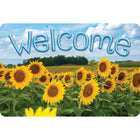 Ashley Productions The Original Fun Mat Welcome Mat - 15.5" x 23.5" - Sunflowers Welcome-Measurement & Design: The Sunflowers Welcome Mat measures 15.5" x 23.5".