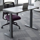 Motionwise M2 Series 48"W Electric Sit-Stand Desk with Dual Motors and Pull-Out Drawer - Rustic Grey-TAA & BIFMA Certified: Built to meet government and industry standards, making it the perfect addition for government offices, startups, and corporate environments. 