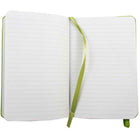 JAM Paper Hardcover Large Journal Notebook with Elastic - 100 Lined Sheets - 5 7/8" x 8 1/2" - Green Apple-Size: Large (5 7/8 x 8 1/2 inches) | Fits easily in bags, backpacks, and brief cases.