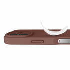 Avana Velvet Compatible with MagSafe Case for iPhone 17 - Mocha-Extra strong magnets