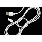 NXT Technologies 6 ft Braided Lightning to USB Cable - White-Strain relief cable design keeps charging efficiency day after day. Tested to withstand up to 10000 bend cycles