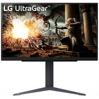 LG 27" 180 Hz G-SYNC QHD IPS Gaming Monitor - 27GS75QX-B-The screen resolution is 2560 x 1440
