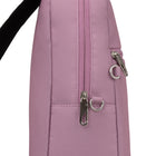 Bugatti Sling Bag with lockable zippers- Pink-13.50"H x 6.75"L x 3.75"D