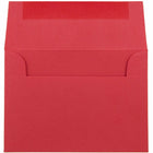 JAM Paper 4Bar A1 Coloured Invitation Envelopes - 3.625 x 5.125 - Red Recycled - 50 Pack-These envelopes are perfect to use for sending invitations, greeting cards, RSVP's, thank you cards, gifts for birthdays, graduations, holidays and more