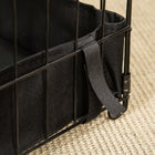 PawHut Metal Small Animal Cage with Water-Resistant Cover - Black-Spacious design, animals will have room to move in the enclosure 