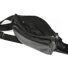 Nicci Ladies Crossbody Bag with Front Zipper Pocket - Black-Inside zipper pocket and cell phone pocket