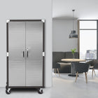 Seville Classics UltraHD Storage Cabinet - 36" L x 18" W x 72" H - Graphite-1 Year Limited Manufacturer Warranty