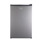 BLACK+DECKER 4.3 cu. ft. Freestanding Mini Fridge with Freezer - Stainless Steel-Compact & Stylish: The sleek, modern design - available in black, stainless look vinyl, and white - is perfect for college dorm rooms, offices, garages, home bars, small apartments, and RV campers