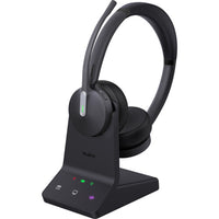 Yealink WH64 Dual Wireless Headset - UC-The WH64 is a wireless headset for business communication. It integrates DECT and Bluetooth modes, offering efficiency and flexibility.