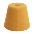 Zuo Upela Ottoman - Yellow-Comfy and durable polyester fabric