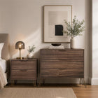 Manhattan Comfort Avira 35" Mid-Century Modern 3-Drawer Dresser - Brown-30 Day Limited Manufacturer's Warranty