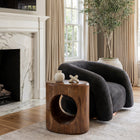 Zuo Havn Accent Chair - Black-Dimensions: 32.7" L x 36.2" W x 23.6" H