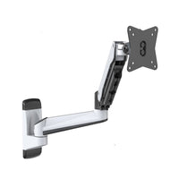 ShoppingAll Pneumatic Gas Spring Single Monitor Wall Mount- White-Hold one 15"-32" monitor or TV, that weighs 17.6lb/8kg or less