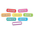Ashley Productions Magnetic Die-Cut Timesavers & Labels - Days of the Week - White Polka Dots - 3 Pack-Multi-purpose, use on any magnetic surface