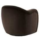 Modway Compose Performance Velvet Swivel Armchair - Chocolate Brown-Arrives Fully Assembled